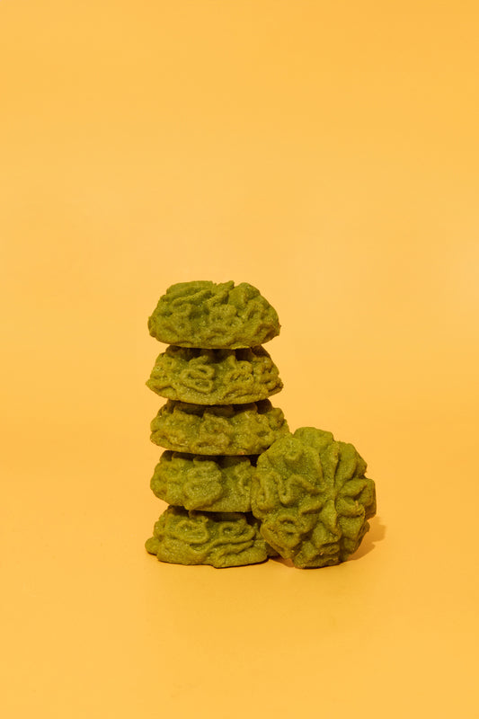 Melt In Your Mouth Butter Cookies - Matcha